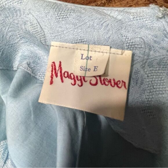 Vintage 1950's Blue‎ Wiggle Cocktail Dress 32" Bust - by Maggie Stover - Picture 6 of 10